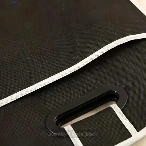 Black Trunk Organizer with Handles - Picture 3 of 4